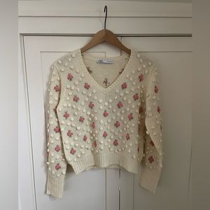 Zara Floral Sweater